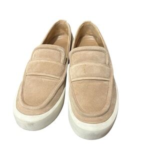 Vince Ghita Tan Suede Loafers